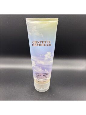 Bath & Body Works Confetti Daydream Ultimate Hydration Cream 8 oz Raspberry Iris